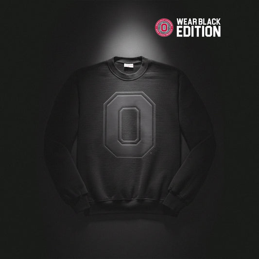 Block O Blackout Edition Cotton Crew Sweatshirt