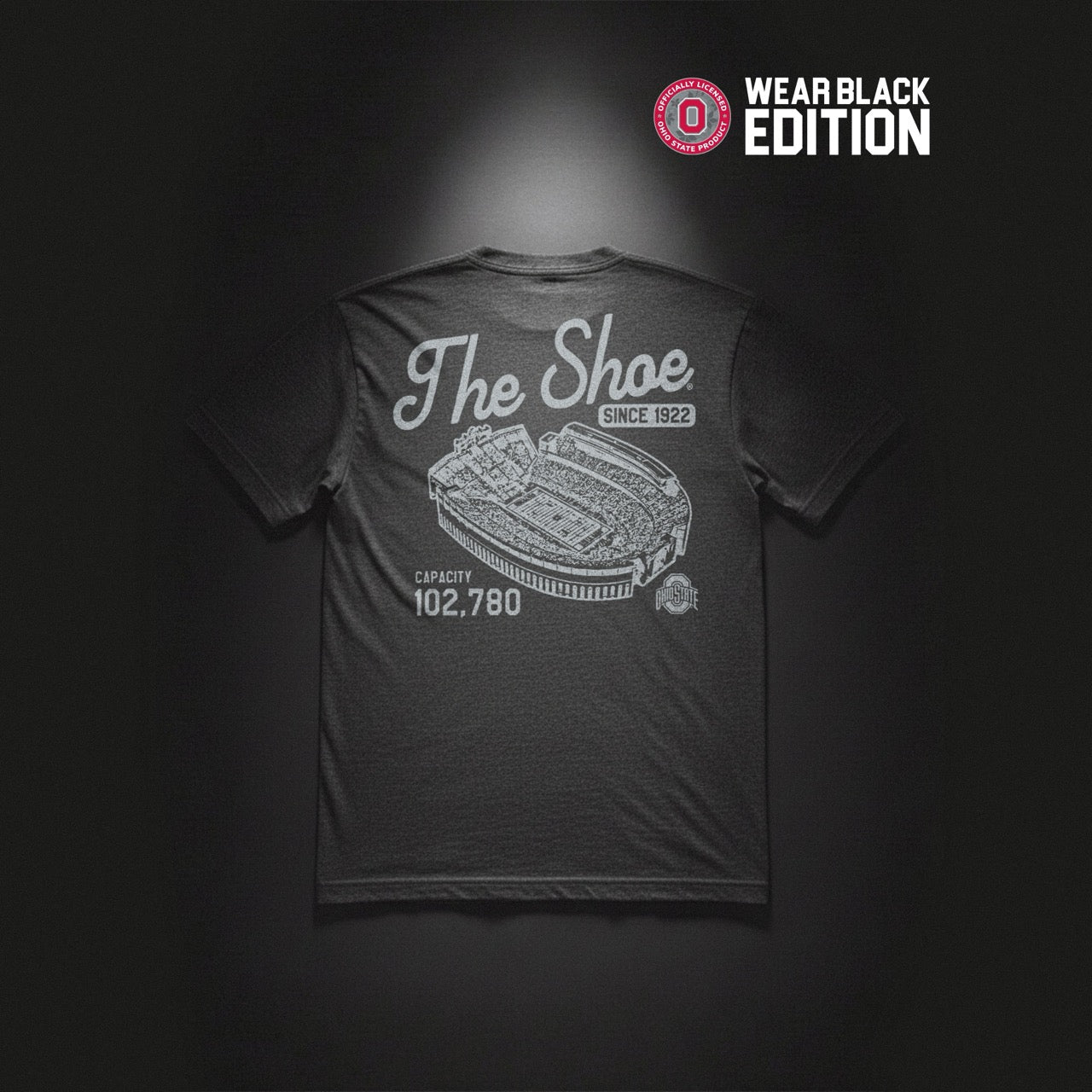 Ohio State The Shoe Tee Wear Black Edition