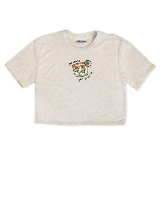 One More Por Favor Cropped Tee