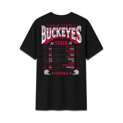 Ohio State Buckeyes 2026 Football Tour Cotton Tee