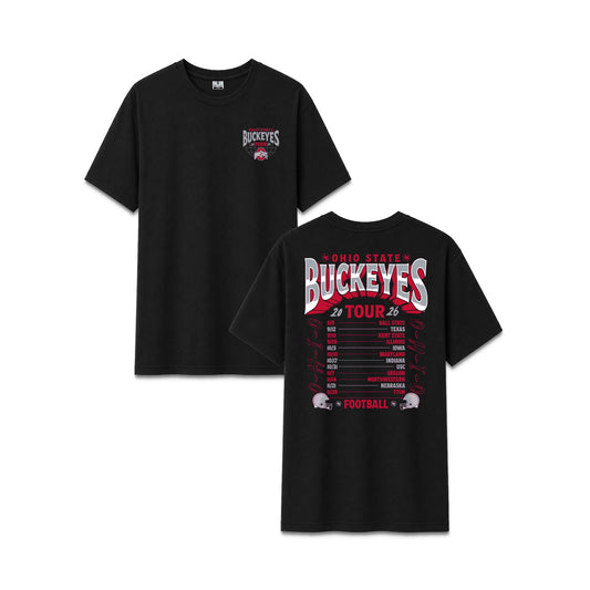 Ohio State Buckeyes 2026 Football Tour Cotton Tee