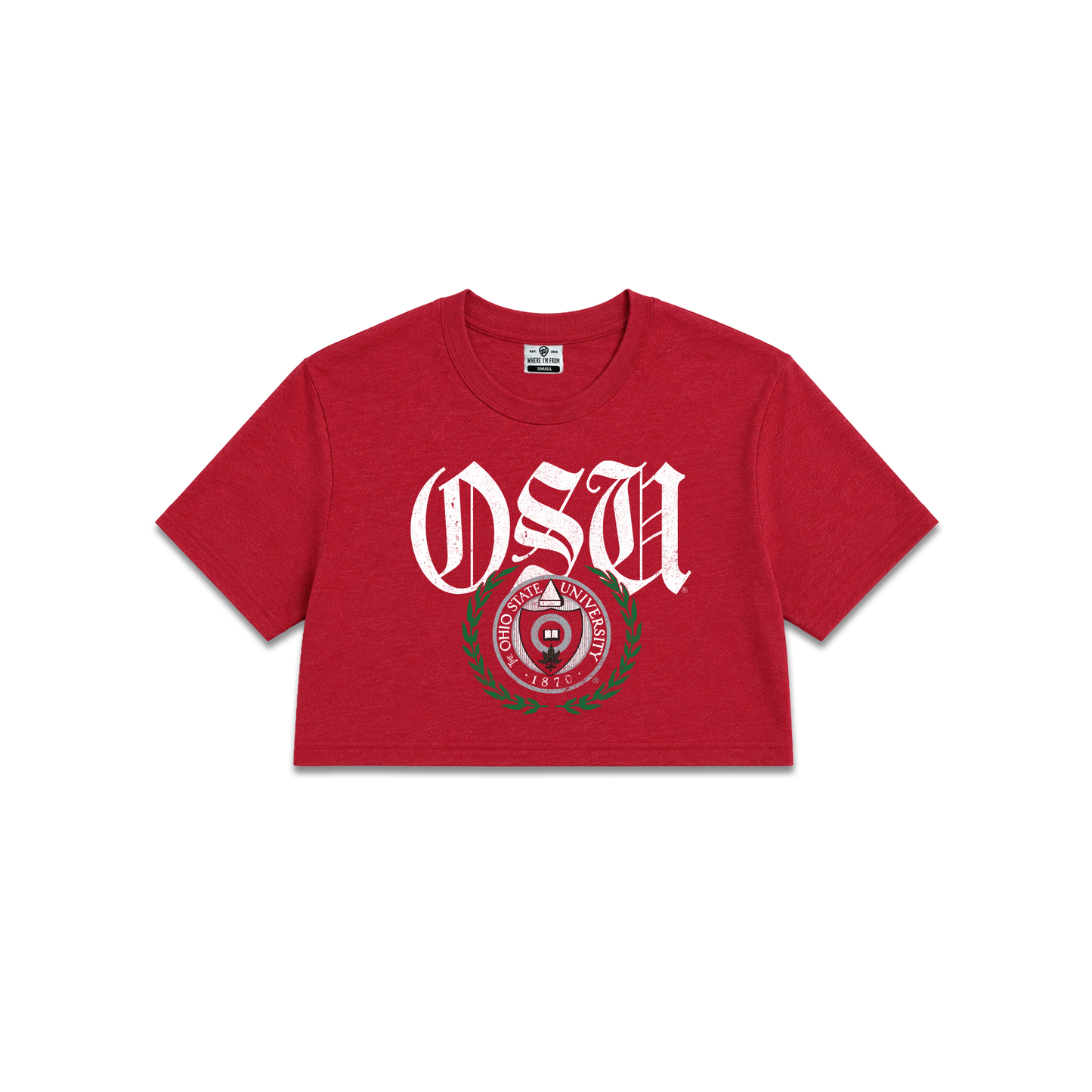 OSU Crest Cropped Tee
