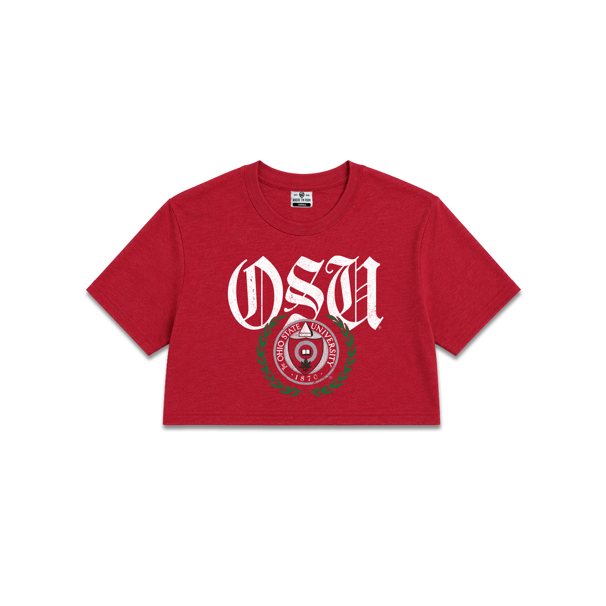 OSU Crest Cropped Tee