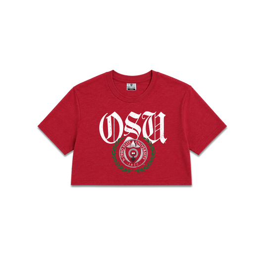OSU Crest Cropped Tee