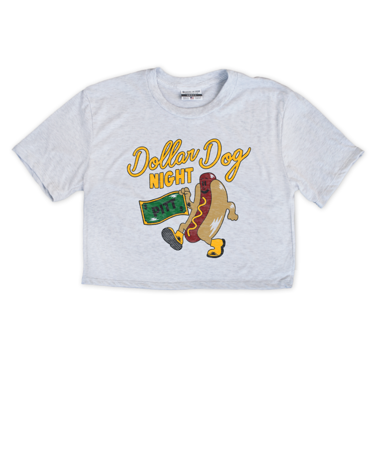 Pittsburgh Dollar Dog Cropped Tee