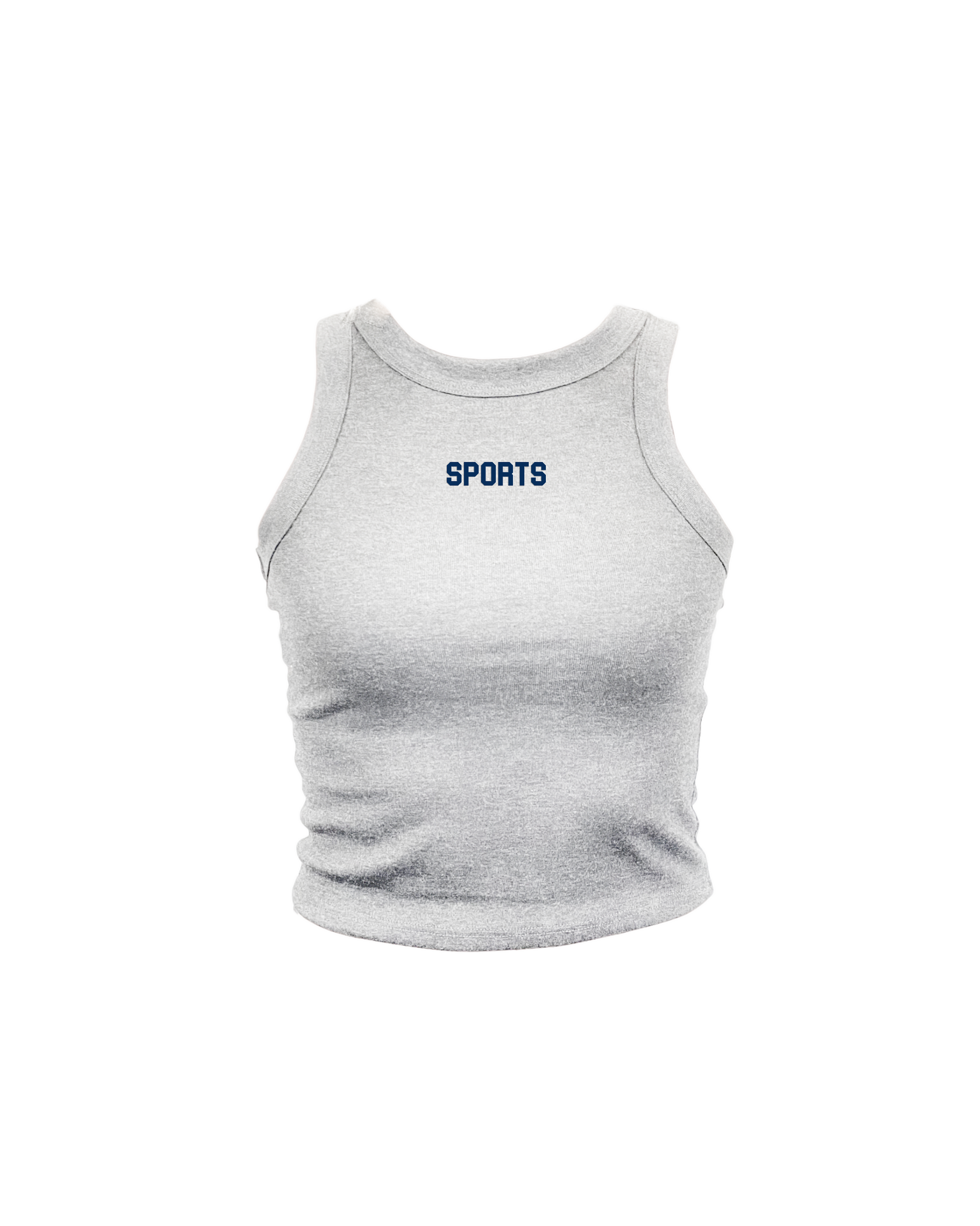 Sports Embroidered High Neck Tank