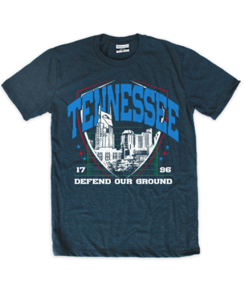 TN Skyline Navy Tee