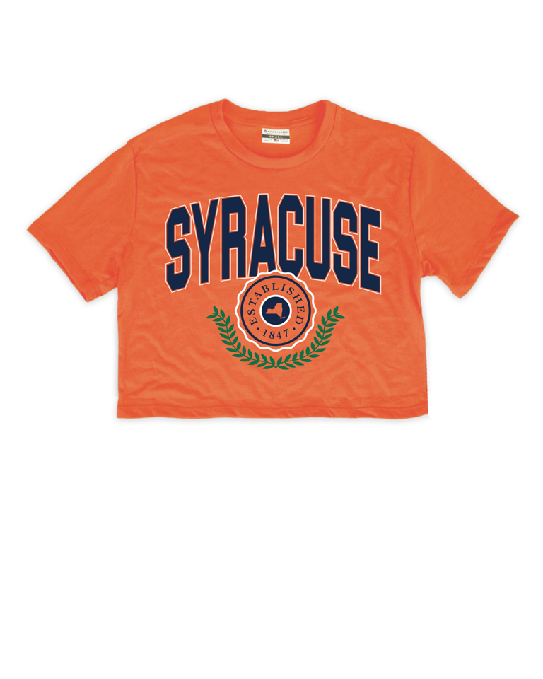 Syracuse Oversized Cropped Tee