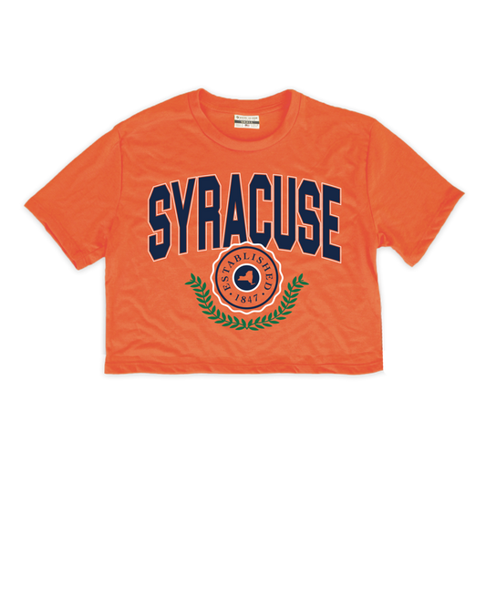 Syracuse Oversized Cropped Tee