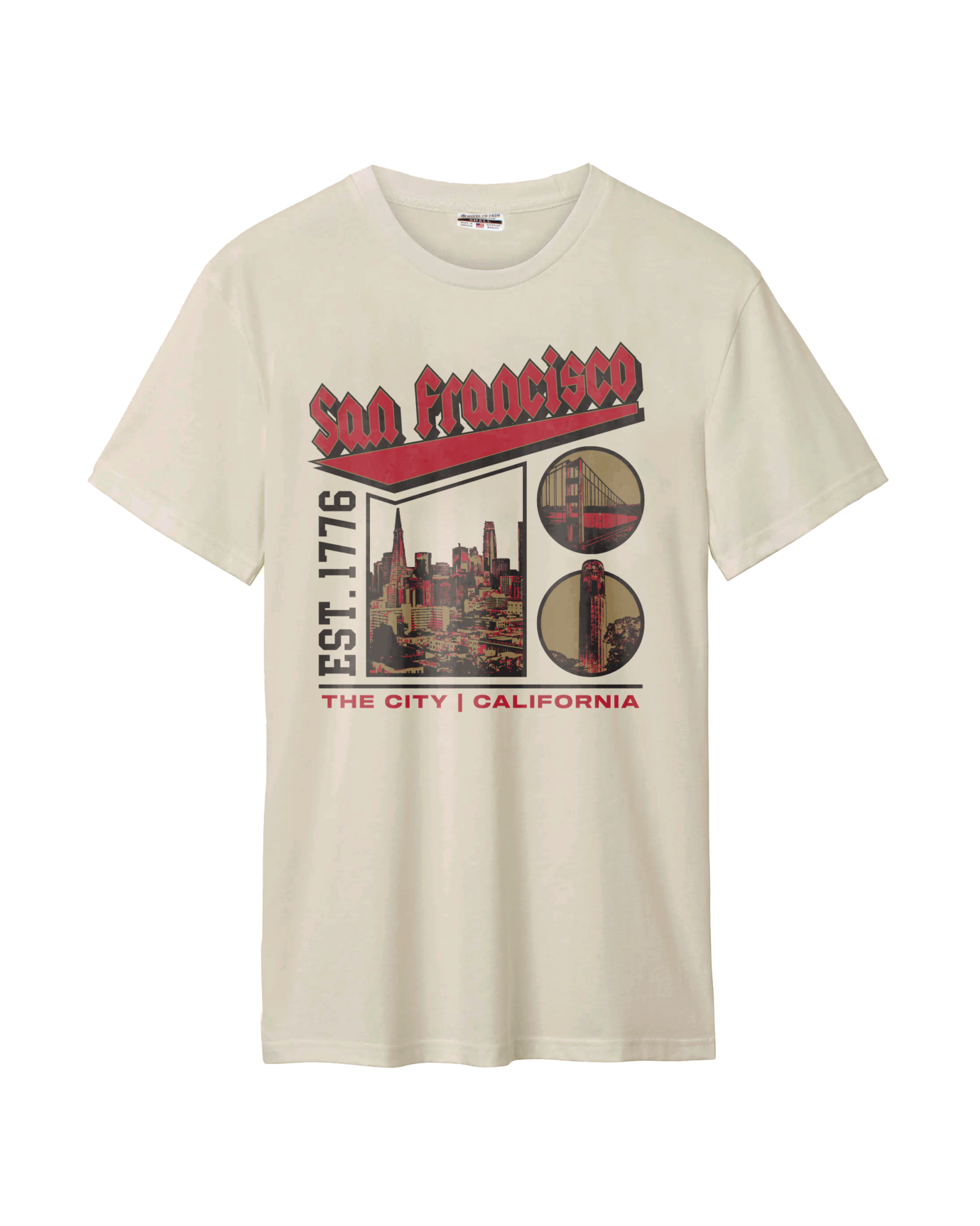 SF Collage Cotton Tee