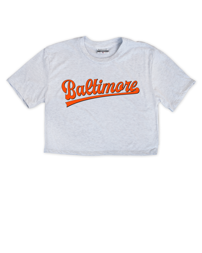 Baltimore Jersey Cropped Tee
