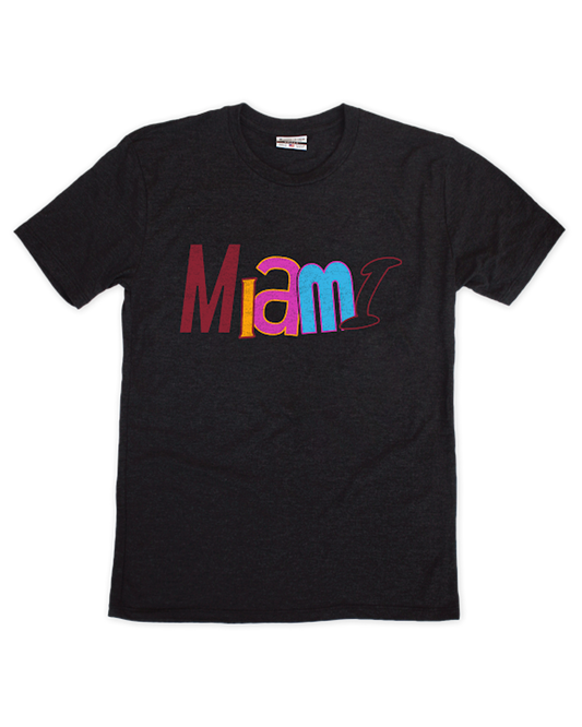 Miami Funky Letters Tee