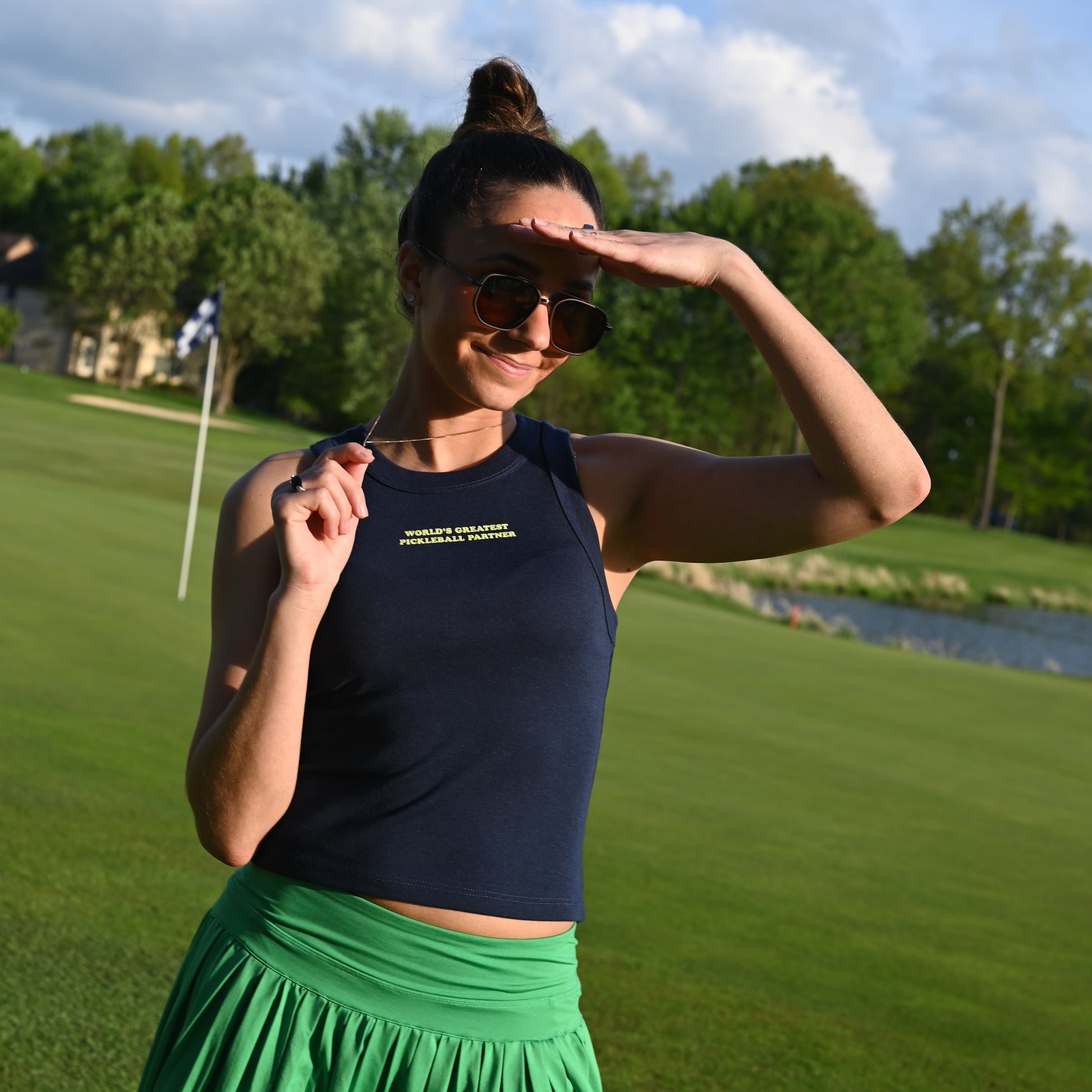 World's Greatest Pickleball Partner High Neck Tank