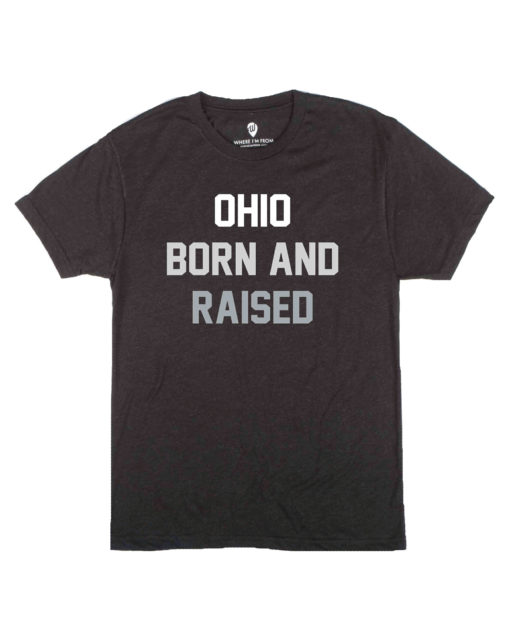 Ohio Born & Raised Crew T-Shirt