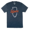 Illinois Stacked T-Shirt