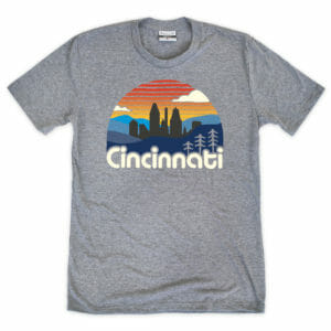 Cincinnati Colorful Skyline T-Shirt