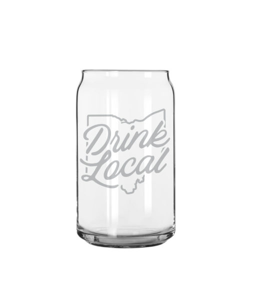 Drink Local Can Glass - Where I'm Apparel