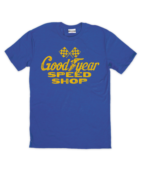 Goodyear Speed Shop Royal Crew T-Shirt