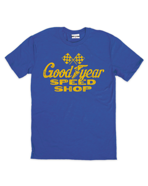 Goodyear Speed Shop Royal Crew T-Shirt