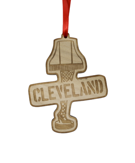 Cleveland Lamp Wood Ornament