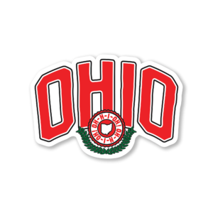 Ohio Arch Sticker - Where I'm Apparel
