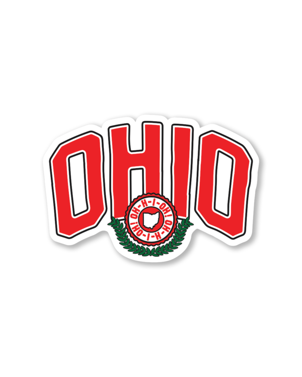 Ohio Arch Sticker - Where I'm Apparel