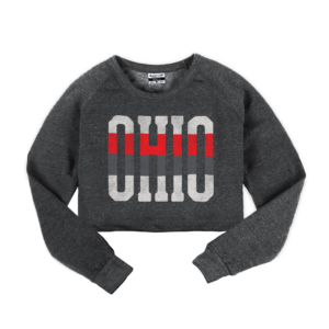 Womens Loungewear Sweatshirt Ohio Born and Raised Ohioan Minimalist Unisex Fit Crewneck Fleece Sweatshirt Ohio Pride Shirt