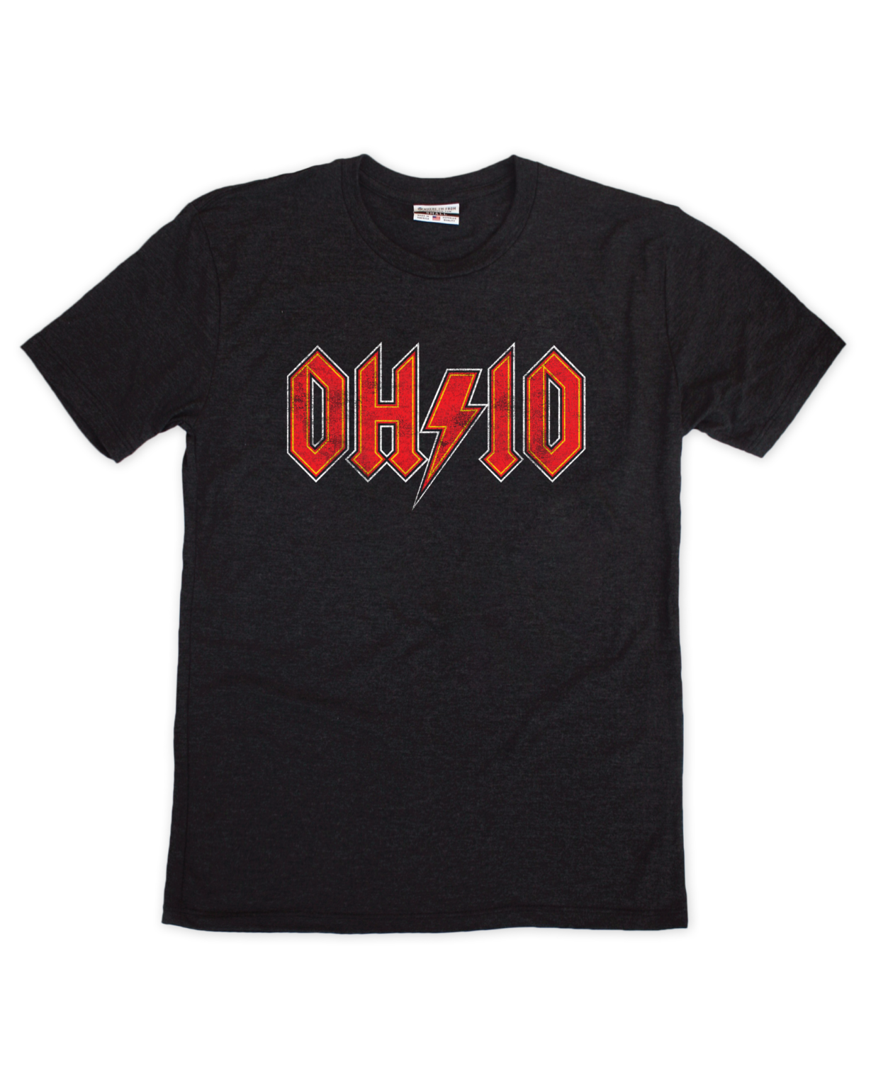 Ohio Rock Black Tshirt Where I'm From
