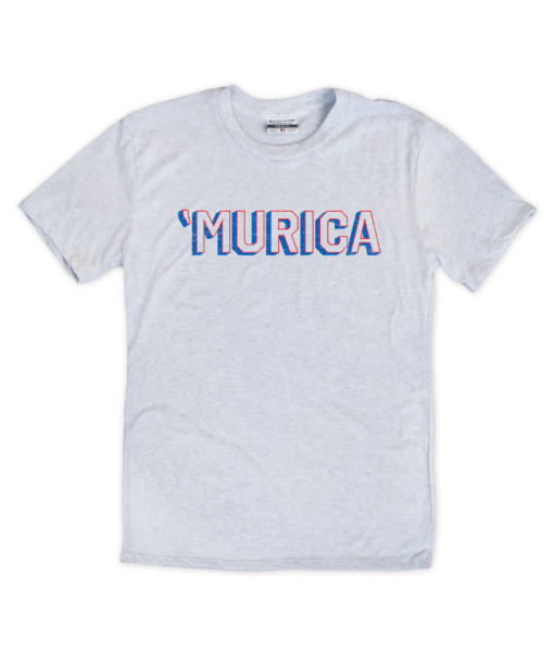 Murica Ash Crew T-Shirt