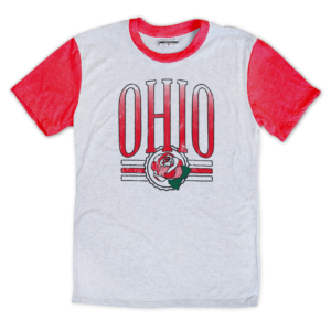 Ohio Rose Red Cap Sleeve T-Shirt