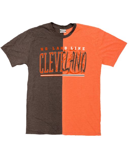 No Land Like Cleveland Split Crew T-Shirt