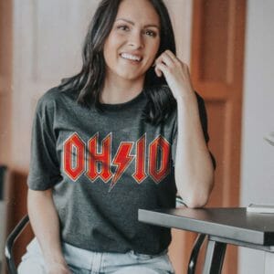 Ohio Rock Black T-Shirt