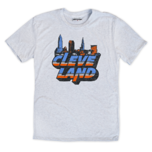 Cleve Land Retro Skyline CLE