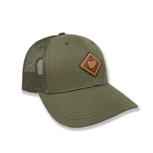 Ohio Leather Patch Trucker Hat