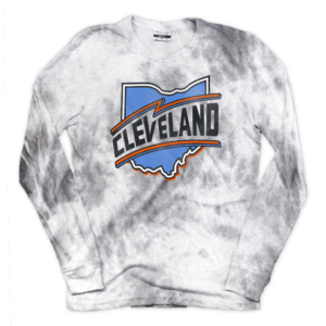 Cleveland Retro State Tie Dye Long Sleeve