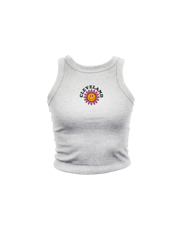 Cle Flower Smile High Neck Tank