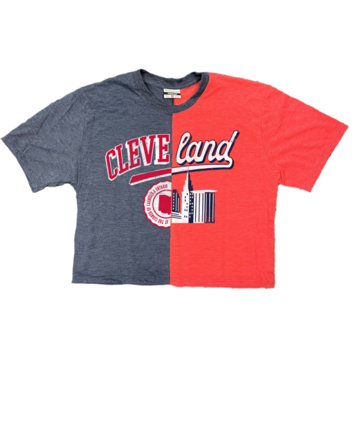 Cleve/Land Split Crop Top