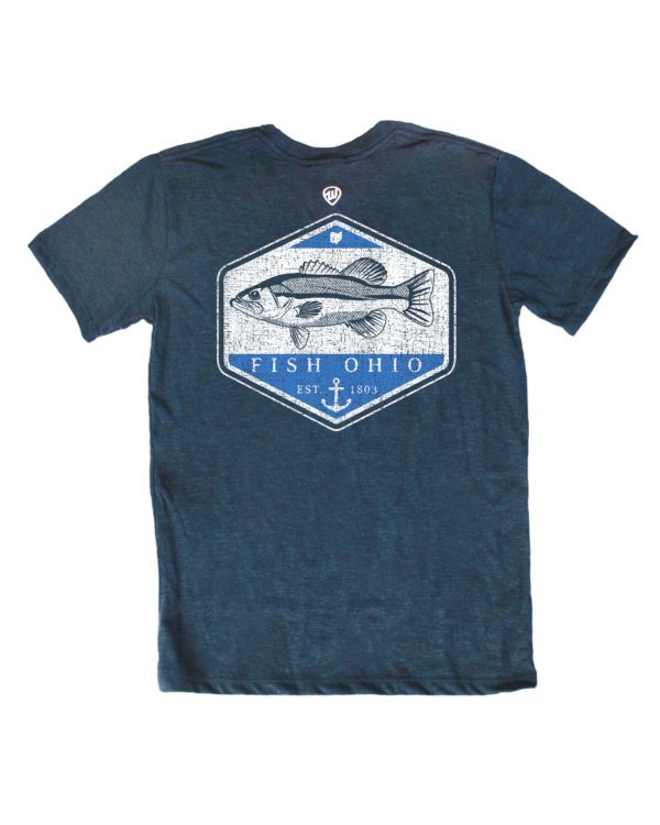 Fish Anchor Patch Front/Back T-Shirt