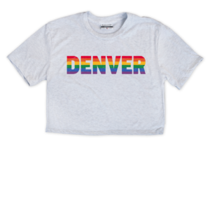 Denver Pride Lines Crop Top