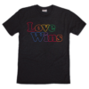 Love Wins Black T-Shirt