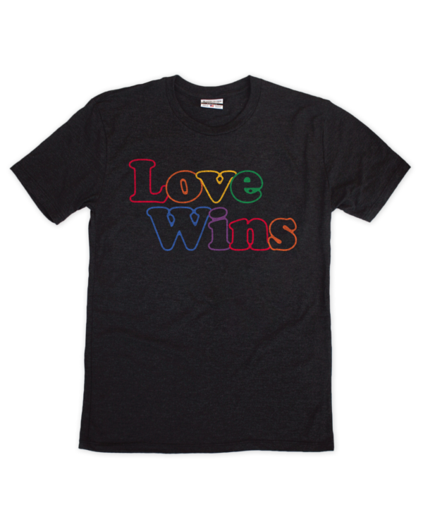 Love Wins Black T-Shirt