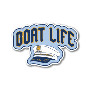 Boat Life Sticker - Where I'm Apparel