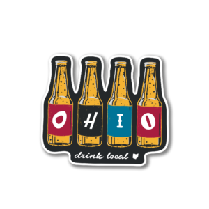 Ohio Bottles Sticker - Where I'm Apparel