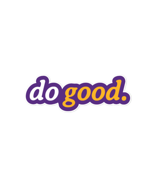 Do Good Purple/Gold Sticker – Joe Burrow Foundation *SHIPS 1-2 WEEKS