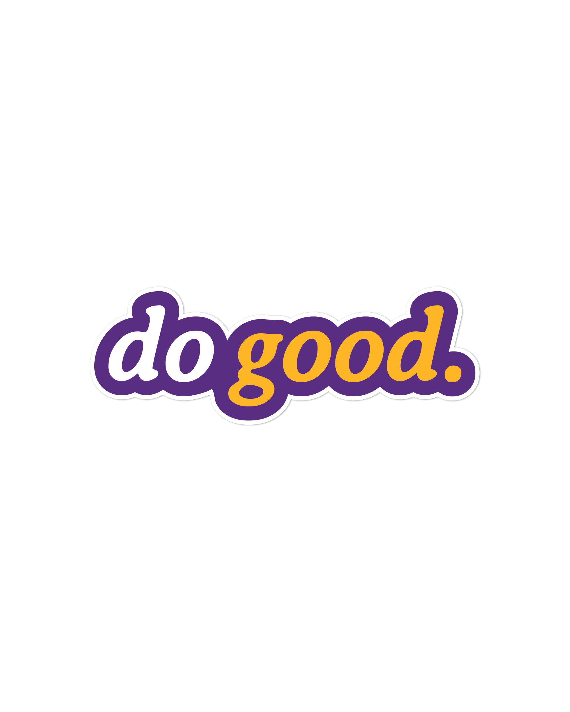 Do Good Purple/Gold Sticker - Joe Burrow Foundation *SHIPS 1-2 WEEKS