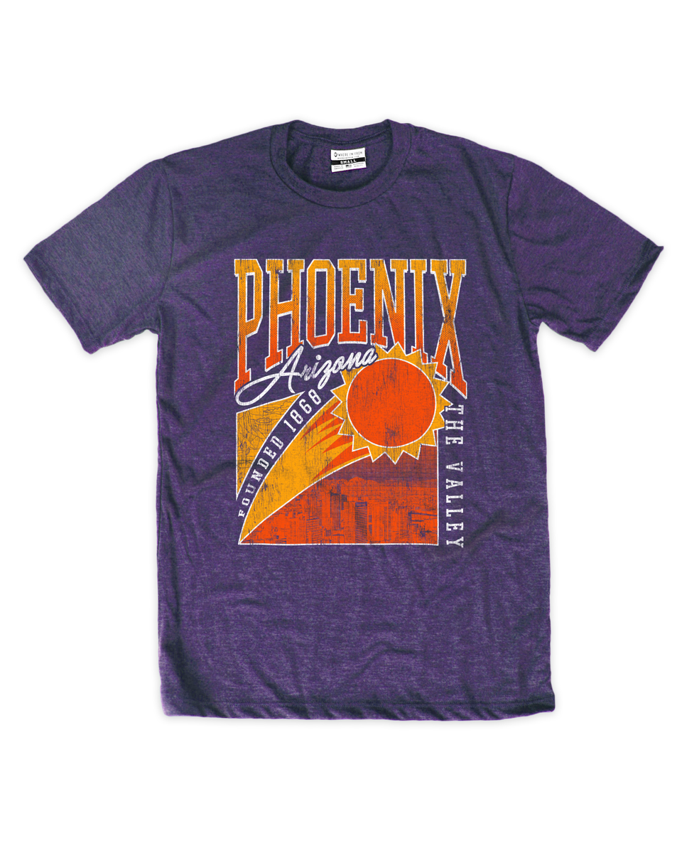 Phoenix Sun Skyline Purple Crew