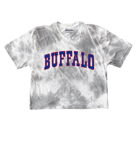 Buffalo Jersey Tie Dye Crop Top