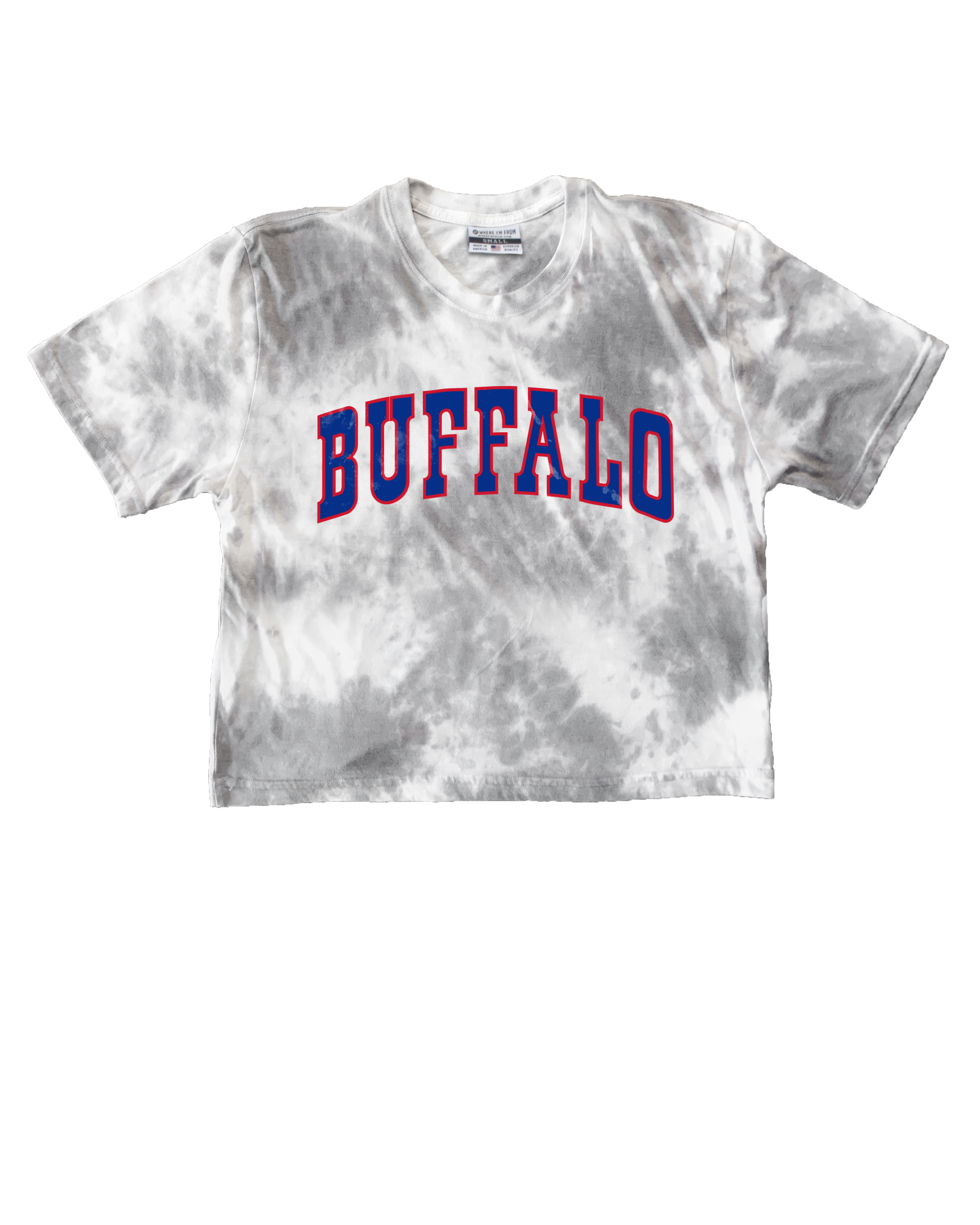 Buffalo Jersey Tie Dye Crop Top