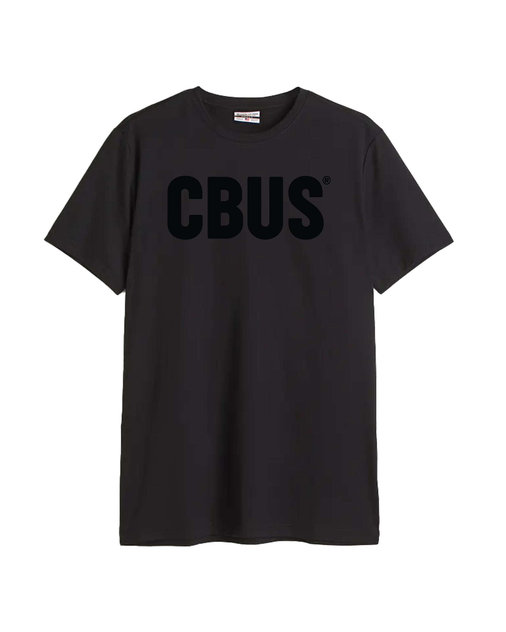 CBUS Puff Print Cotton Crew T-Shirt