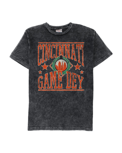 Cincinnati Game DEY Mineral Wash Crew T-Shirt